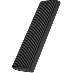 ICY BOX IB-1808MCT-CU31 SDD-behuizing Zwart M.2