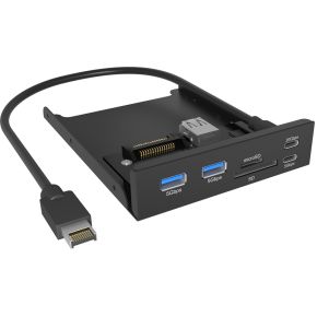 ICY BOX IB-HUB1419-i3 8,89 cm (3.5 ) Zwart