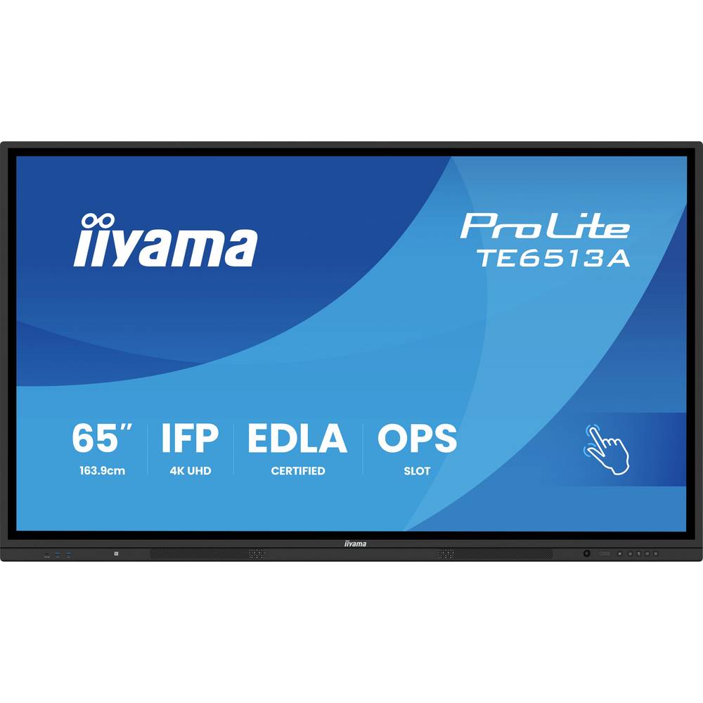 Iiyama ProLite Digital Signage display Energielabel: G (A - G) 163.9 cm 64.5 inch 3840 x 2160 Pixel 18/7