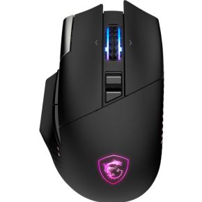MSI S12-4301370-CLA muis Gamen Rechtshandig RF Wireless + Bluetooth + USB Type-A Optisch 26000 DPI