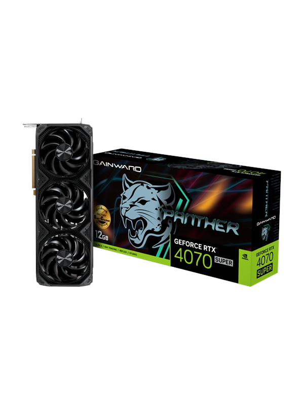 Gainward GeForce RTX 4070 SUPER Panther OC - 12GB GDDR6X RAM - Grafische kaarten