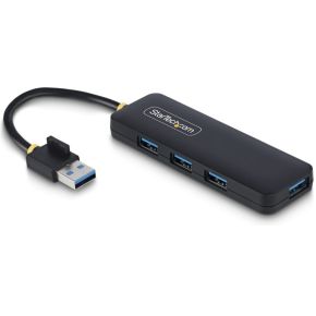 Startech .com 4-Port USB-A Hub, 5Gbps, Bus Powered, Compacte Travel Mini USB Hub, Multi-Port USB 3.0