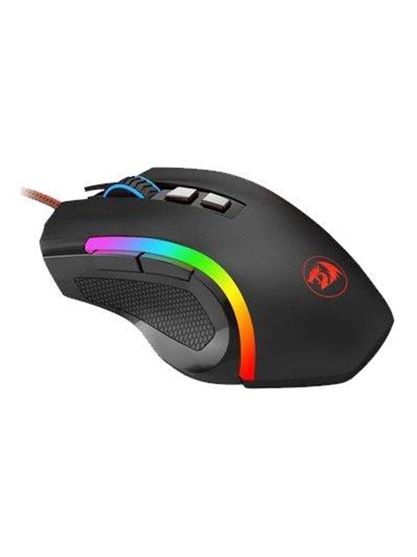 REDRAGON Griffin M607 - Gaming muis - Optisch - 6 knoppen - Zwart met RGB-licht