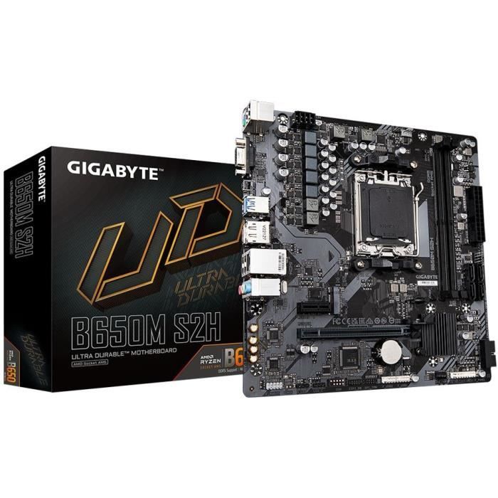 Winekh Carte mère - GIGABYTE - B650M S2H - AM5 - DDR5 - 128 Go max