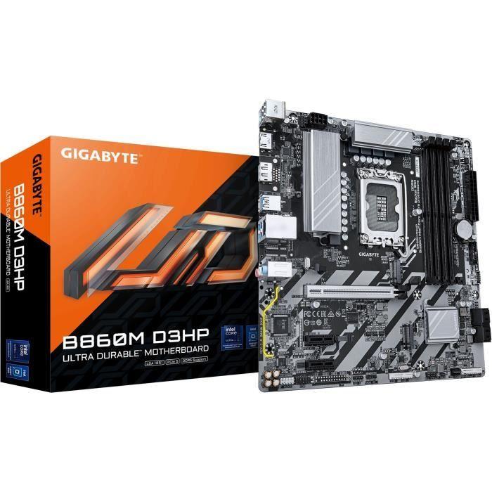 Winekh Carte mère - GIGABYTE - B860M D3HP - DDR5 jusqu'à 9066MHz - 2xPCIe 4.0 M.2 - Micro ATX