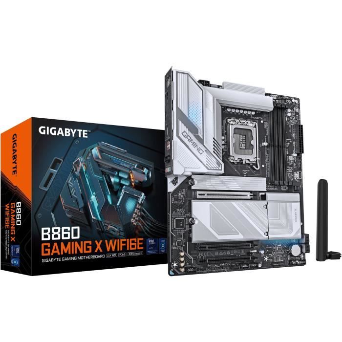 Winekh Carte mère - GIGABYTE - B860 GAMING X WIFI6E - DDR5 - WiFi 6E - 256 Go max