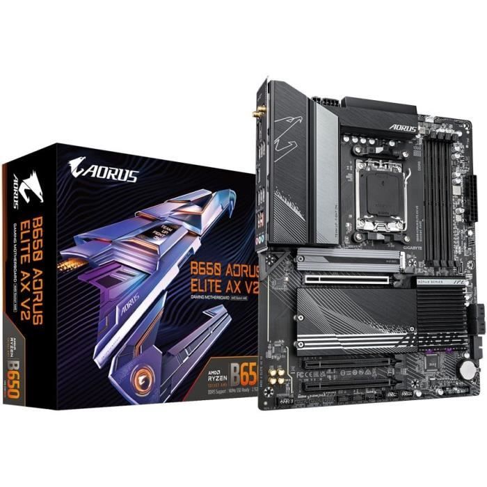Winekh Carte mère - GIGABYTE - B650 AORUS ELITE AX V2 - AM5 - DDR5 - Wi-Fi 6E