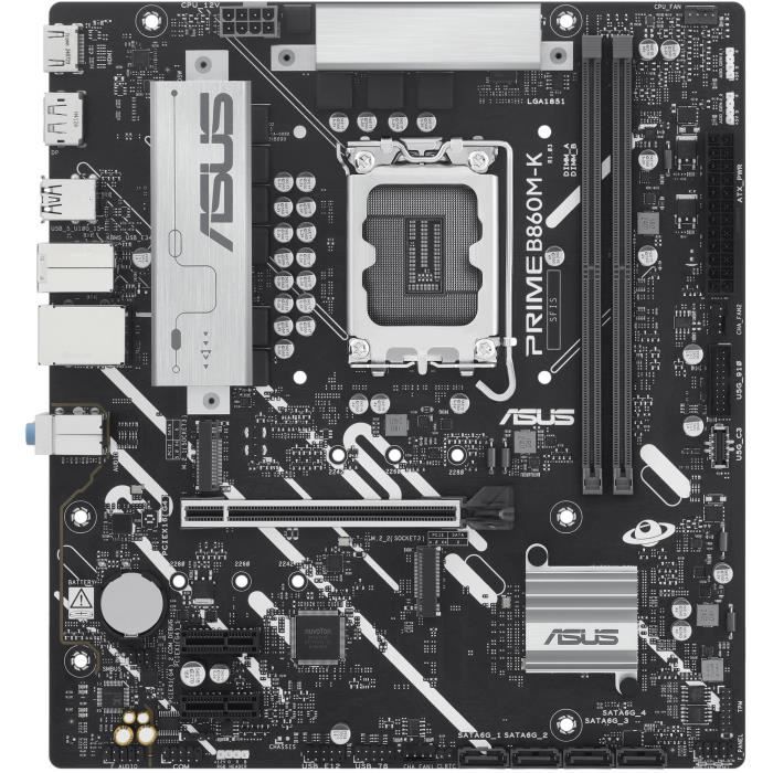 TECHSALES Carte mère - ASUS - PRIME B860M-K - Intel B860 LGA 1851 (Socket V1) micro ATX