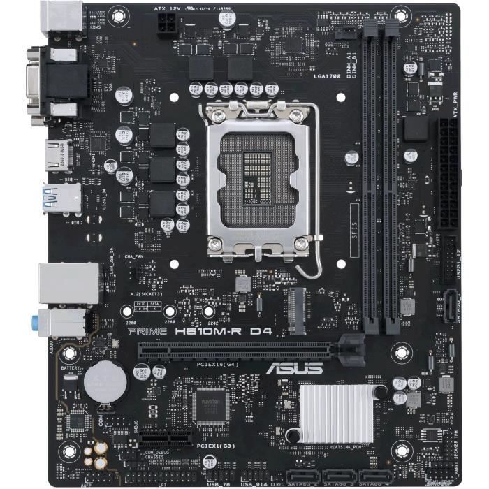TECHSALES Carte mère - ASUS - PRIME H610M-R D4 - Intel H610 LGA 1700 micro ATX