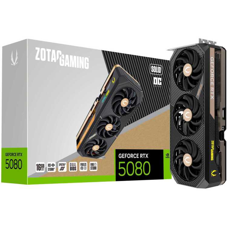 ZOTAC GeForce RTX 5080 SOLID OC grafische kaart