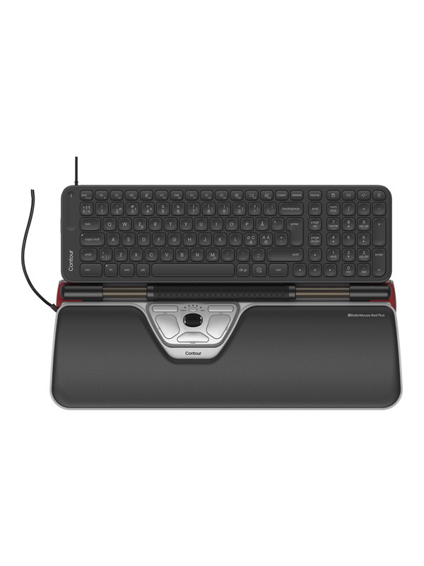 Contour  keyboard and mouse set - midsize - QWERTY - Pan Nordic Input Device - Keyboard and mouse set - Noords