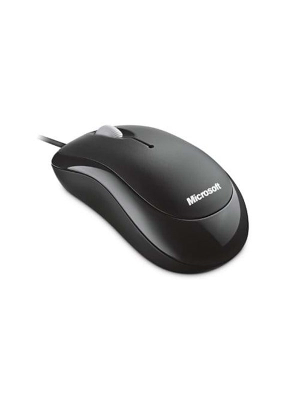 Microsoft Basic Optical Muis - Zwart - Muis - Optisch - 3 knoppen - Zwart