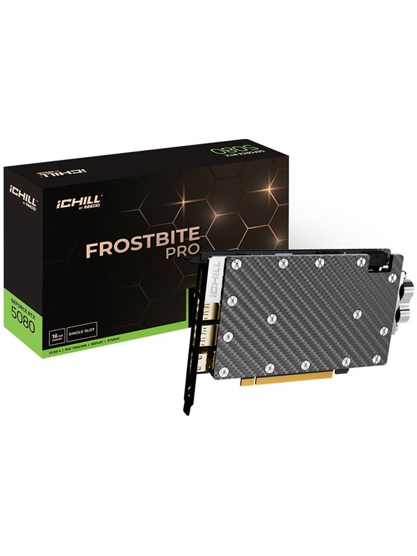 Inno3d GeForce RTX 5080 iCHILL Frostbite Pro - 16GB GDDR7 RAM - Grafische kaarten