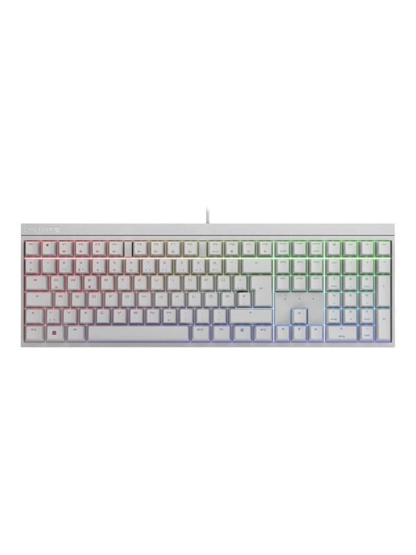 Cherry XTRFY MX 2.0S - Gaming toetsenbord - Duits - Wit