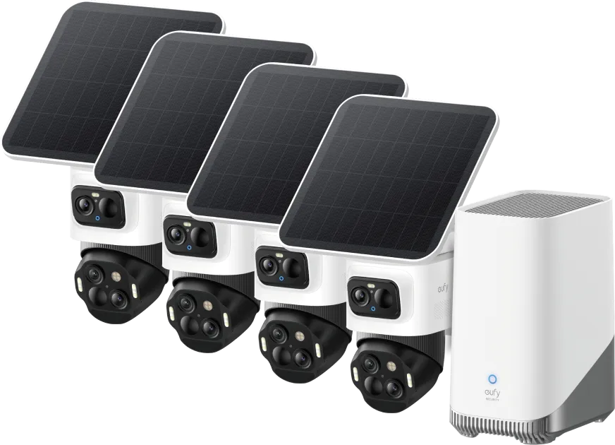 Eufy cam S4 4-pack + Homebase 3