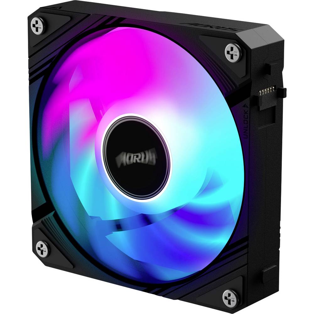 Gigabyte GP-ECFAN1201 PC-ventilator Zwart (b x h x d) 120 x 25 x 120 mm