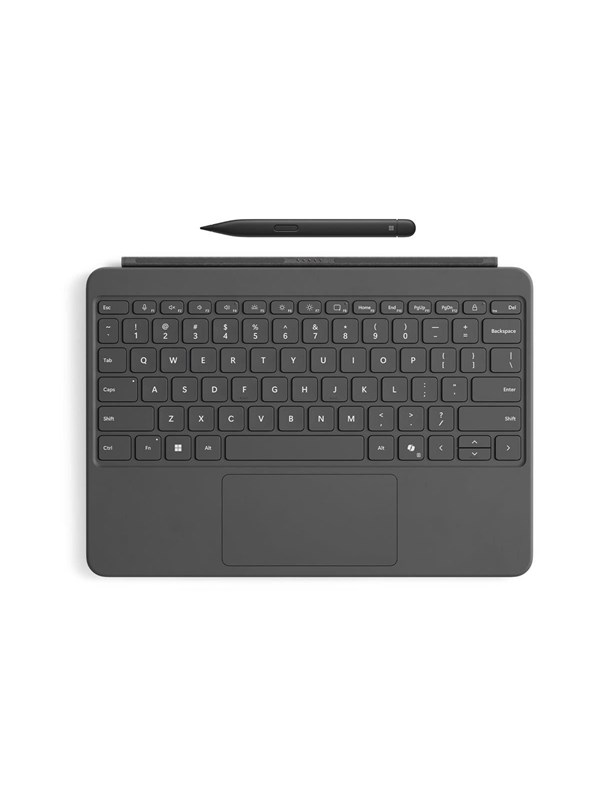 Microsoft Surface Pro Keyboard - 12-inch - keyboard full size - with touchpad accelerometer - slate - with Slim Pen Input Device - Toetsenbord - Grijs