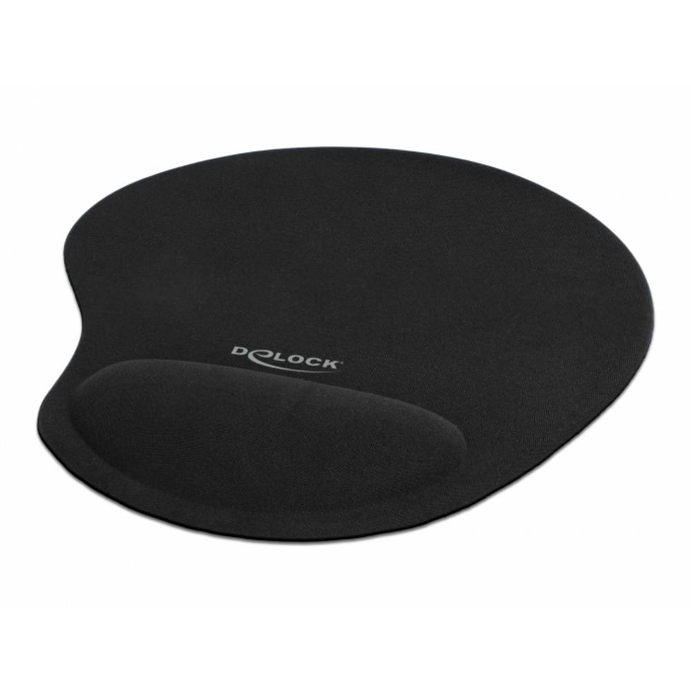 Delock 12040 Muismat met polssteun Zwart