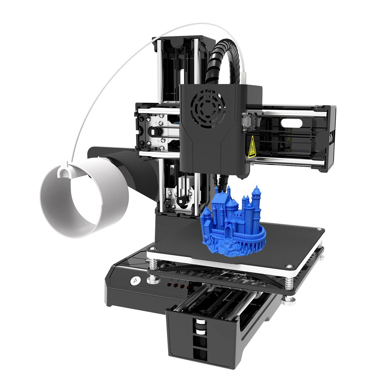3d printing machine EasyThreed 3D-printer Mini Desktop-drukmachine voor kinderen 100x100x100mm Afdrukformaat verwijderbaar B-EU
