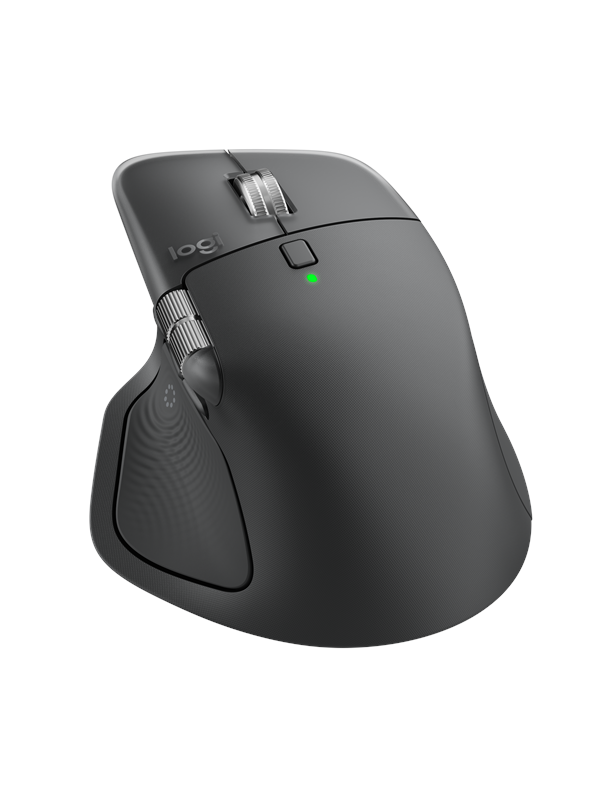 Logitech MX Master 4 - Graphite - Ergonomische muis - Optisch - 9 knoppen - Zwart