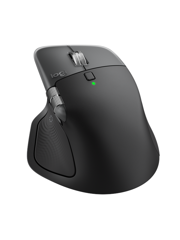 Logitech MX Master 4 for MAC - Space Black - Ergonomische muis - Optisch - 9 knoppen - Zwart