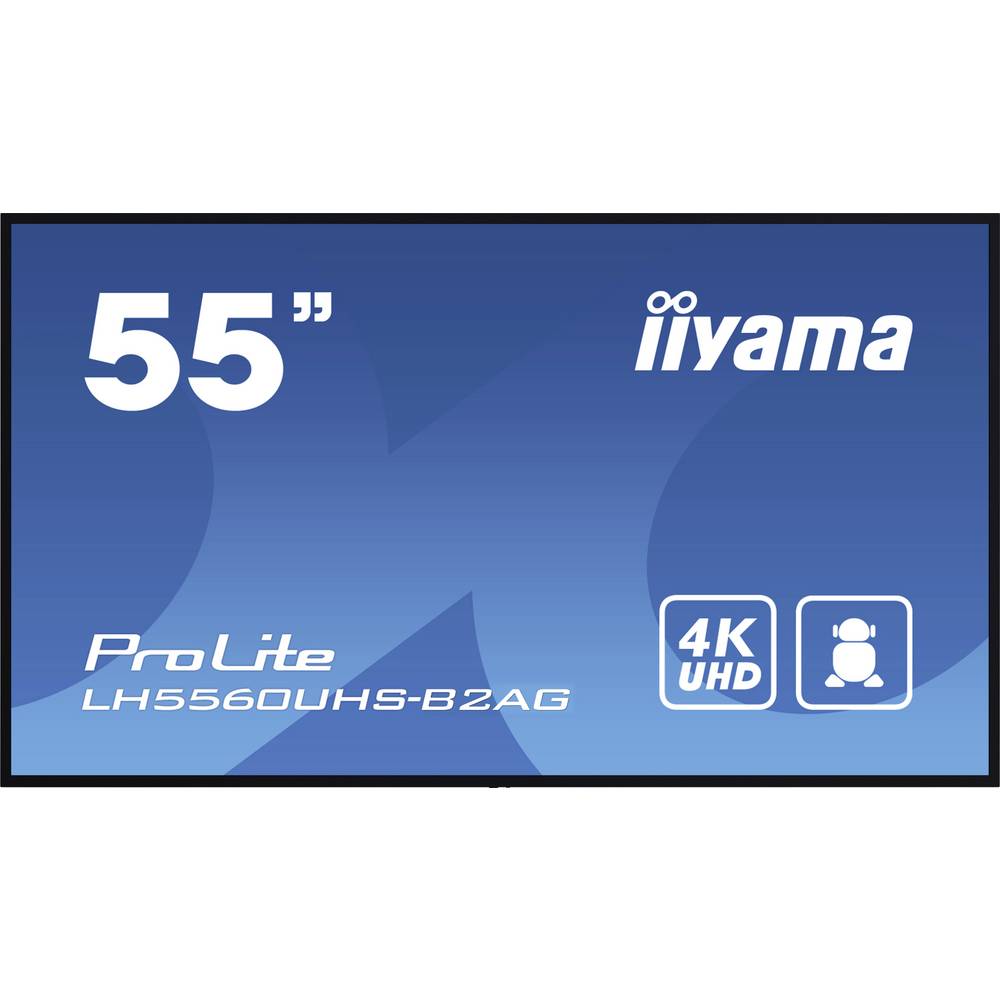 Iiyama ProLite Digital Signage display Energielabel: E (A - G) 139 cm 55 inch 3840 x 2160 Pixel 24/7