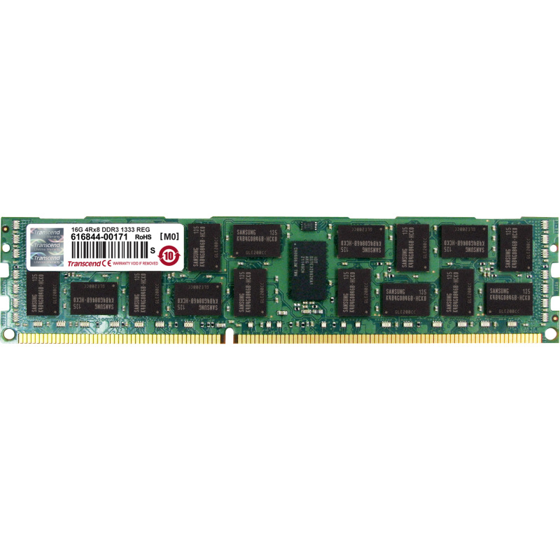 Transcend 16 GB ECC Registered DDR3-1333 Werkgeheugen