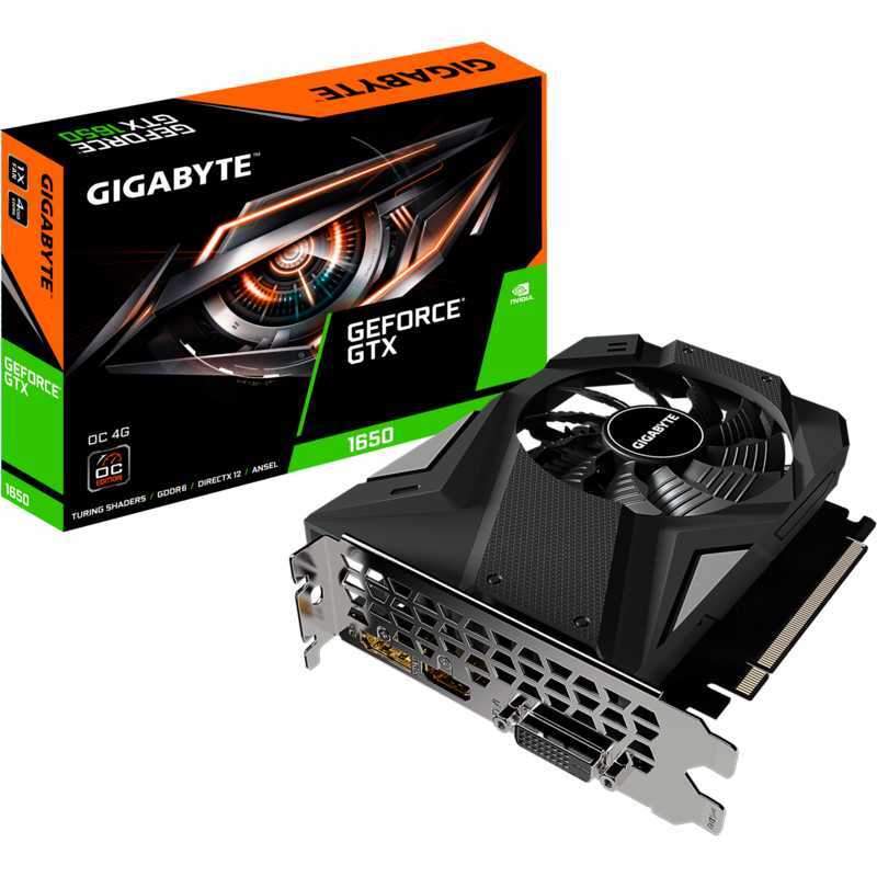 GIGABYTE GeForce GTX 1650 D6 OC 4G Grafische kaart