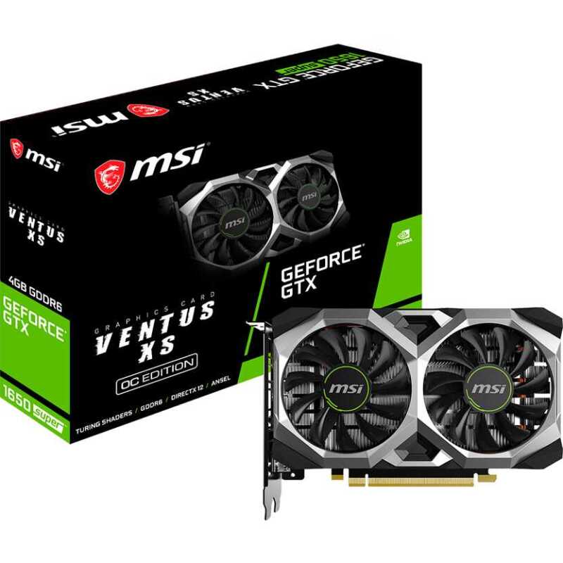 MSI GeForce GTX 1650 Ventus XS 4G OCV1 Grafische kaart