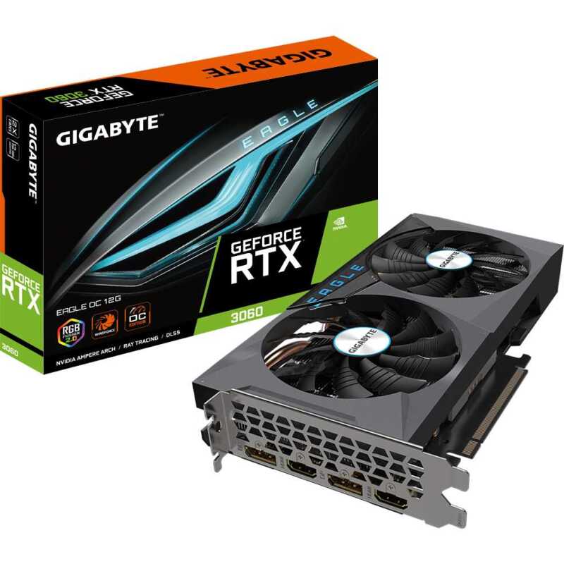 GIGABYTE GeForce RTX 3060 Eagle OC 12G Grafische kaart