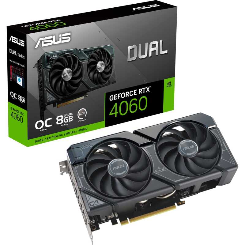 ASUS GeForce RTX 4060 DUAL OC Grafische kaart