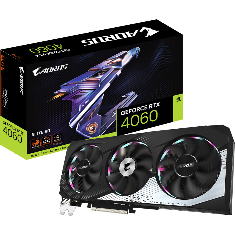 GIGABYTE GeForce RTX 4060 ELITE 8G Grafische kaart