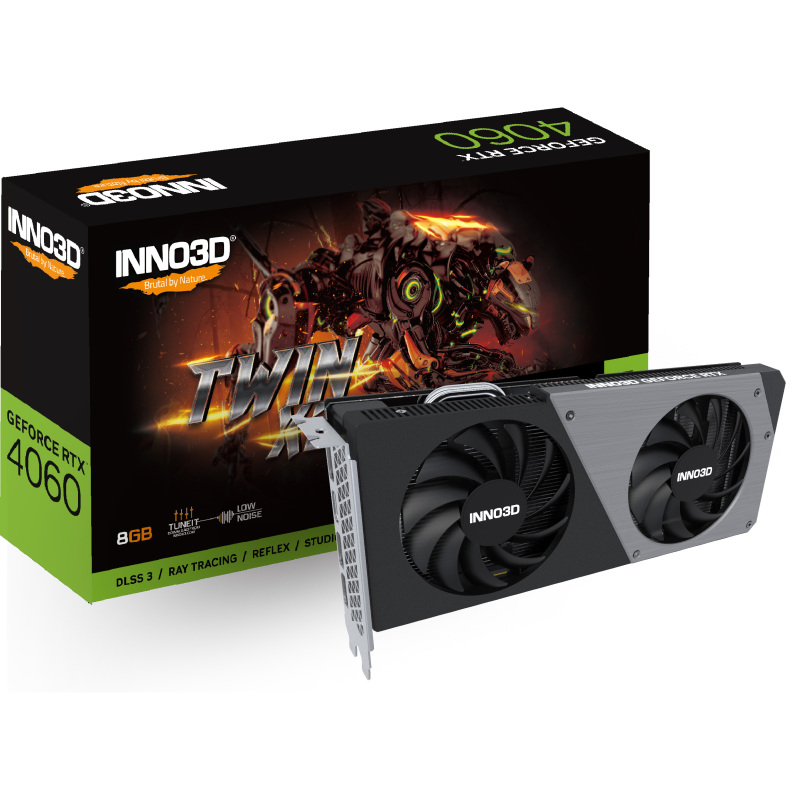 INNO3D GeForce RTX 4060 Twin X2 Grafische kaart