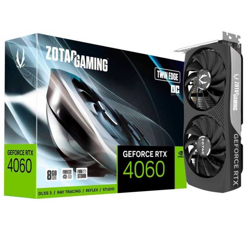 ZOTAC GAMING GeForce RTX 4060 8GB Twin Edge OC Grafische kaart