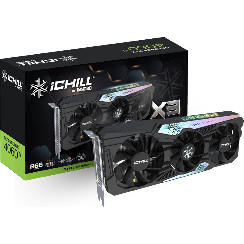 INNO3D GeForce RTX 4060 Ti 8GB ICHILL X3 Grafische kaart