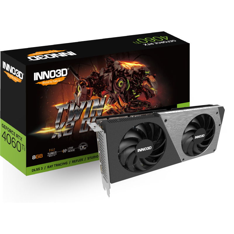 INNO3D GeForce RTX 4060 Ti 8GB TWIN X2 OC Grafische kaart