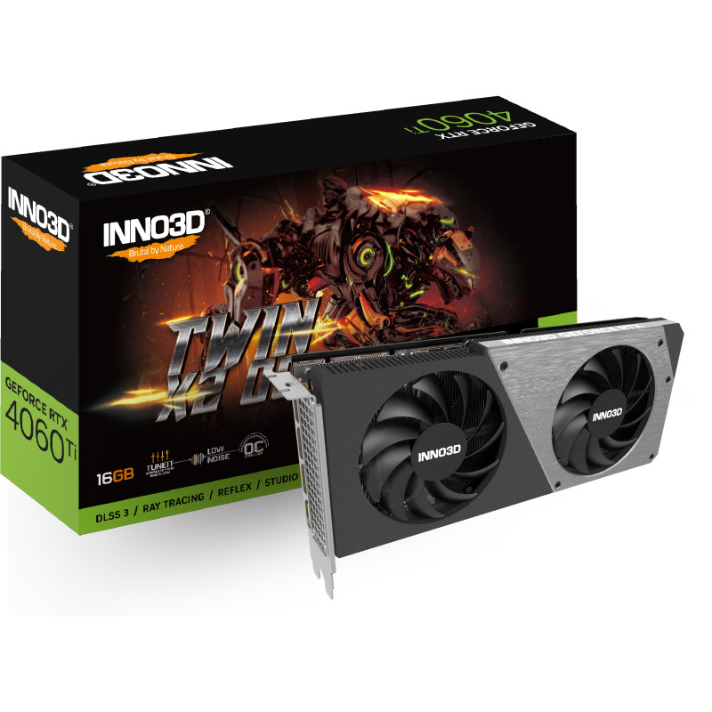 INNO3D GeForce RTX 4060 Ti 16GB TWIN X2 OC Grafische kaart