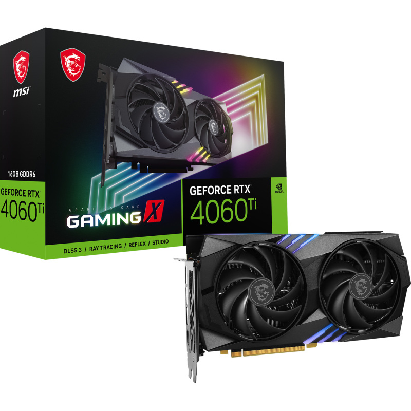 MSI GeForce RTX 4060 Ti GAMING X 16G Grafische kaart