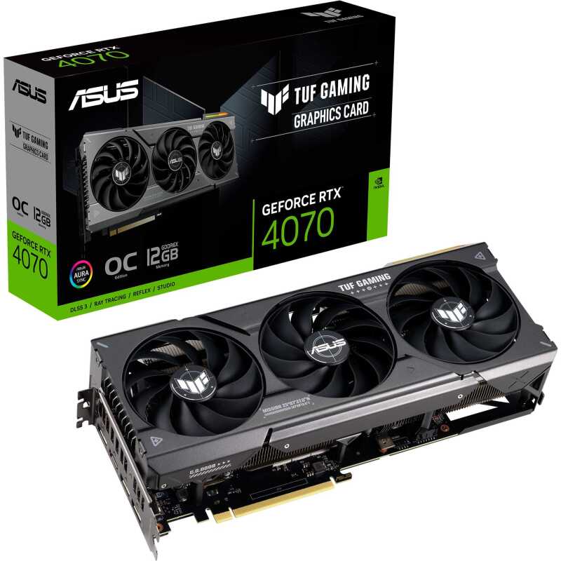 ASUS TUF Gaming GeForce RTX 4070 OC 12GB Grafische kaart