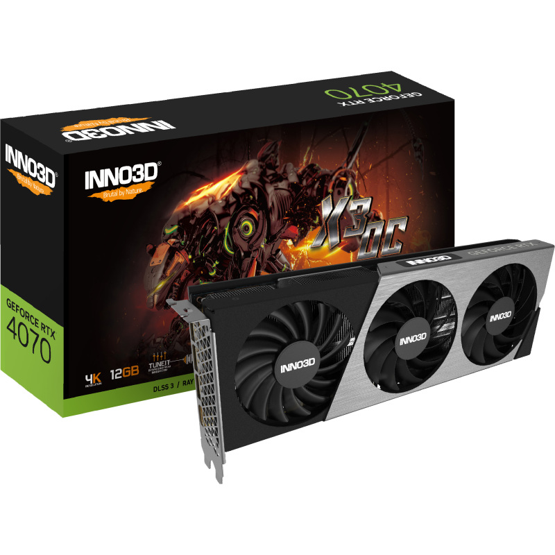 INNO3D GeForce RTX 4070 X3 OC 12G Grafische kaart