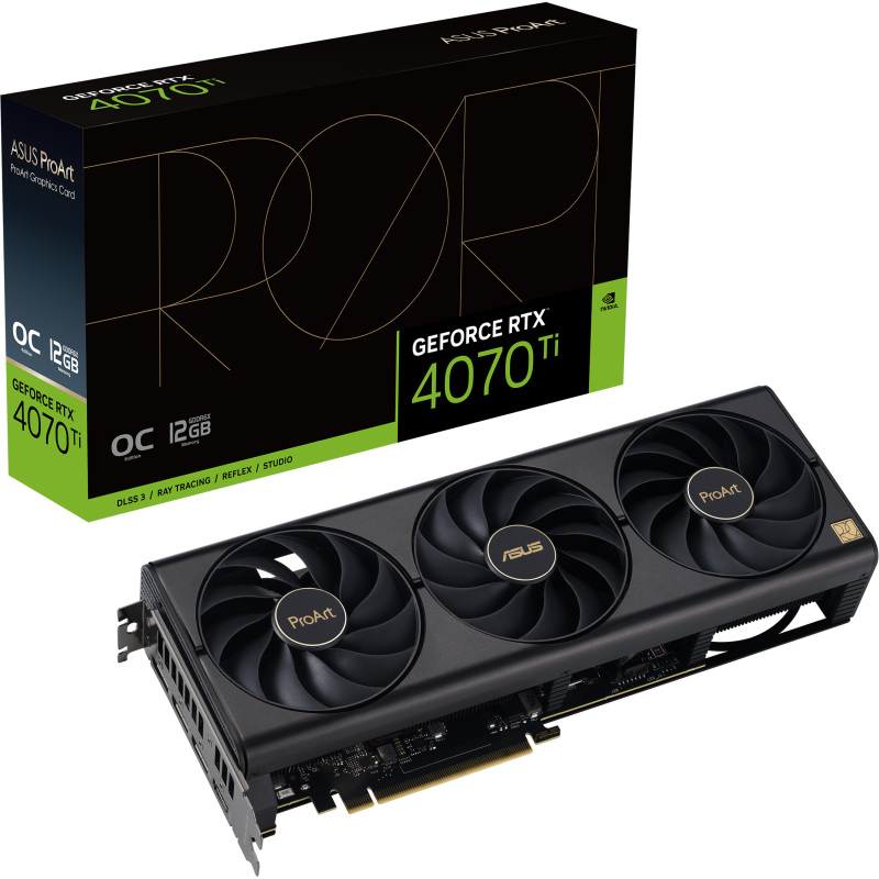ASUS ProArt GeForce RTX 4070 Ti OC Edition 12GB Grafische kaart
