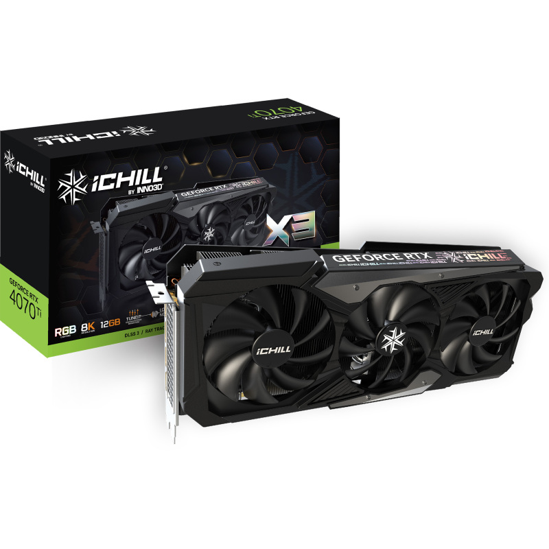INNO3D GeForce RTX 4070 Ti ICHILL X3 Grafische kaart