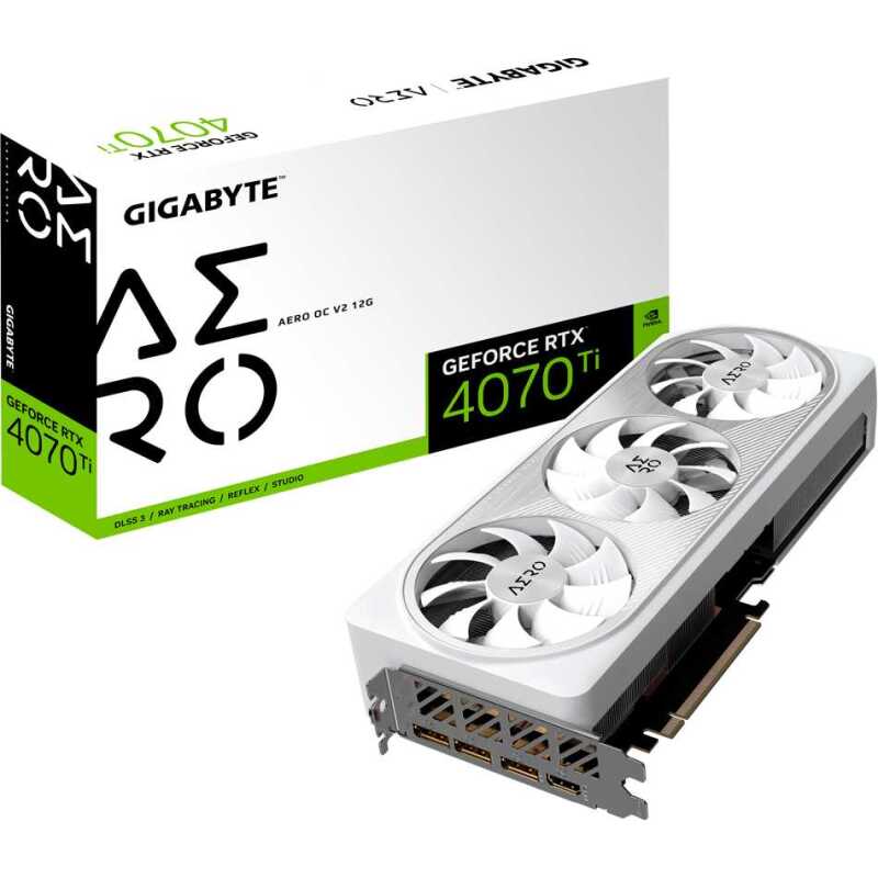 GIGABYTE GeForce RTX 4070 Ti AERO OC V2 Grafische kaart