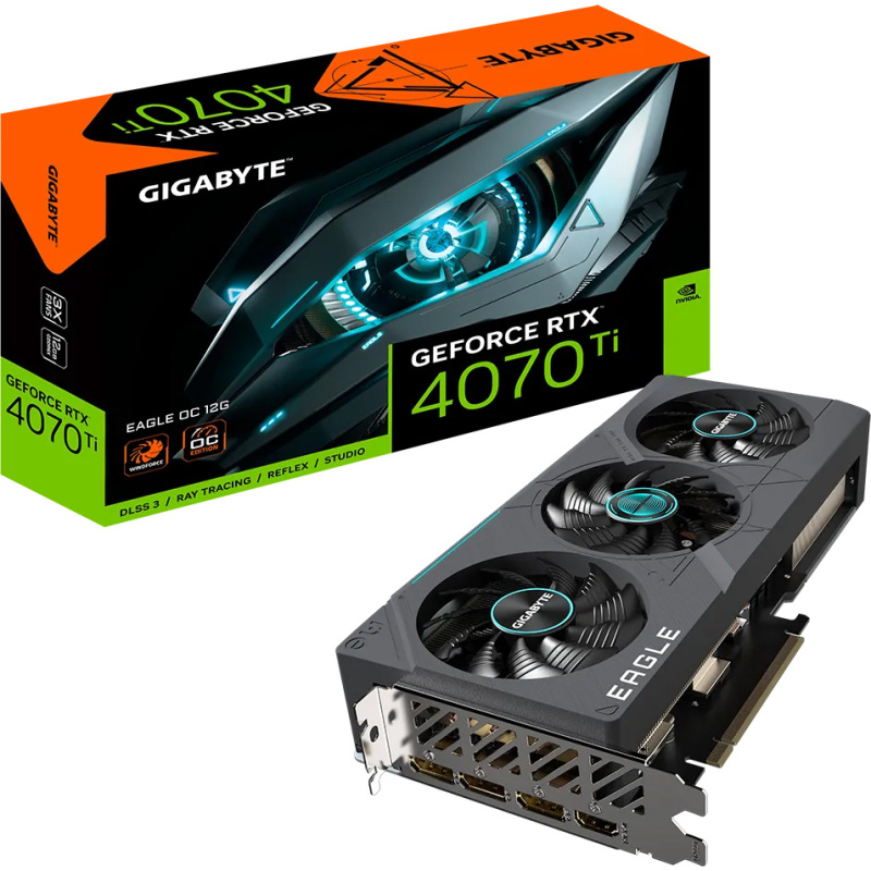 GIGABYTE GeForce RTX 4070 Ti Eagle OC 12G Rev. 2 Grafische kaart