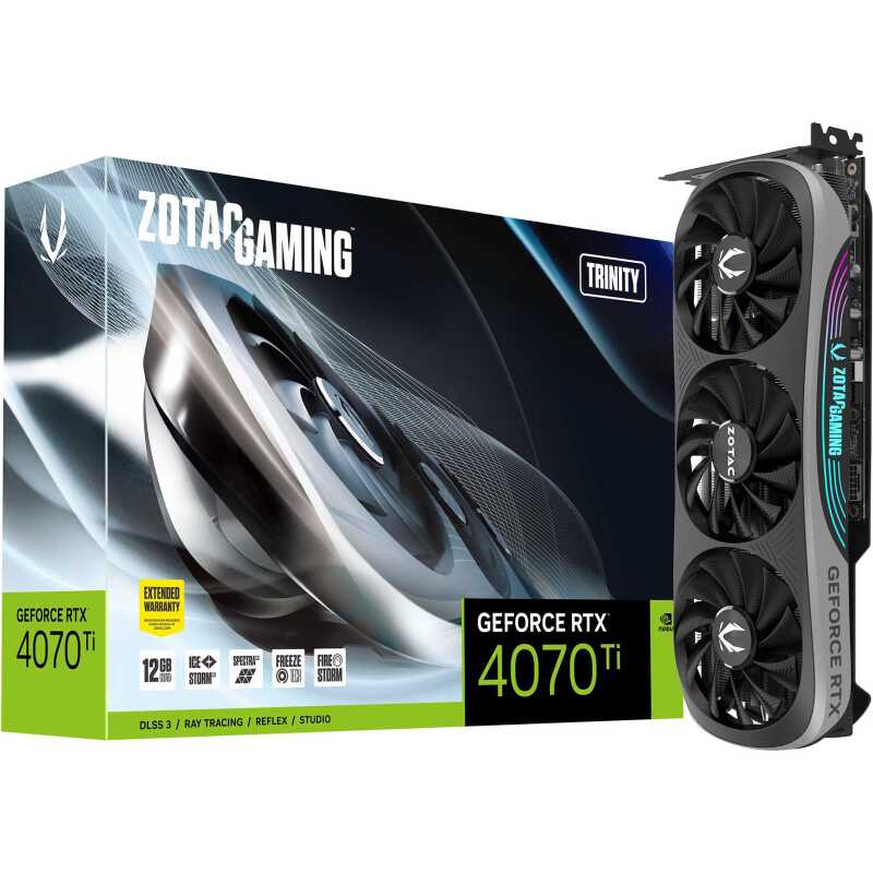 ZOTAC GeForce RTX 4070 Ti Trinity Grafische kaart
