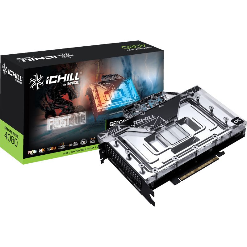 INNO3D GeForce RTX 4080 ICHILL FROSTBITE Grafische kaart