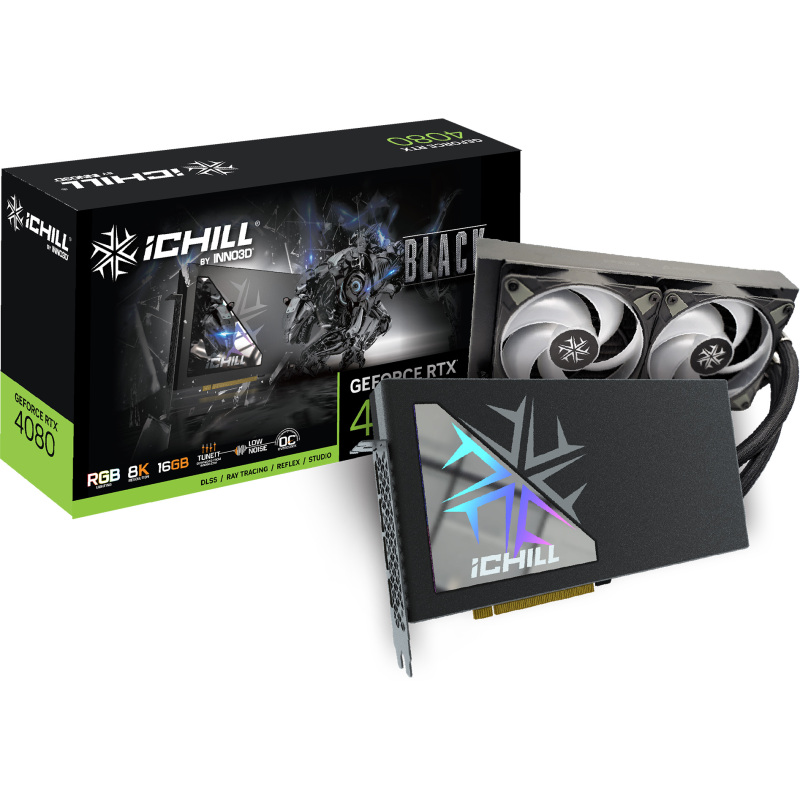 INNO3D GeForce RTX 4080 ICHILL BLACK Grafische kaart