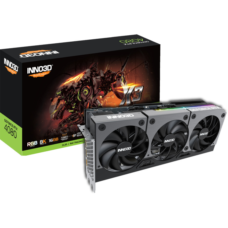 INNO3D GeForce RTX 4080 X3 Grafische kaart
