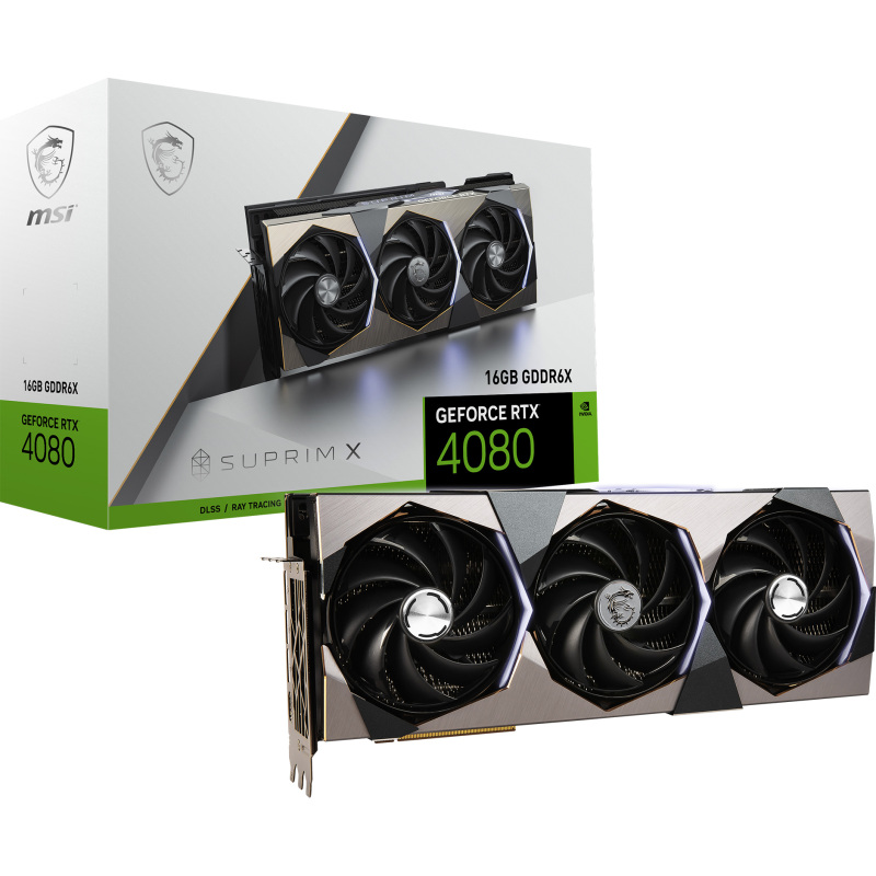 MSI GeForce RTX 4080 16GB SUPRIM X Grafische kaart