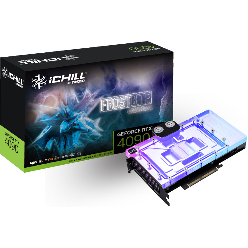 INNO3D GeForce RTX 4090 ICHILL FROSTBITE ULTRA Grafische kaart